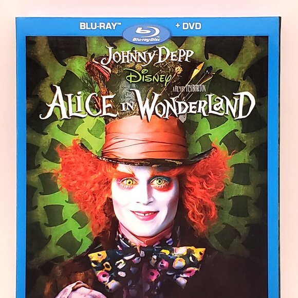 Disney’s “Alice in Wonderland” 2-Disc Blu-Ray & DVD Set – NEW - Picture 1 of 6